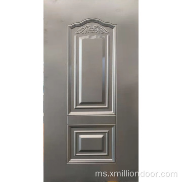 Kulit pintu keluli yang dihiasi hiasan